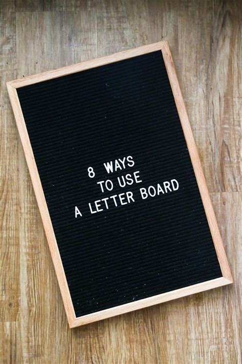 8 Ideas For How To Use A Letter Board In Your Home Felt Letter Boards