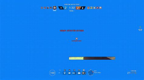 Playing Siege With The Blue Screen Glitch  On Imgur