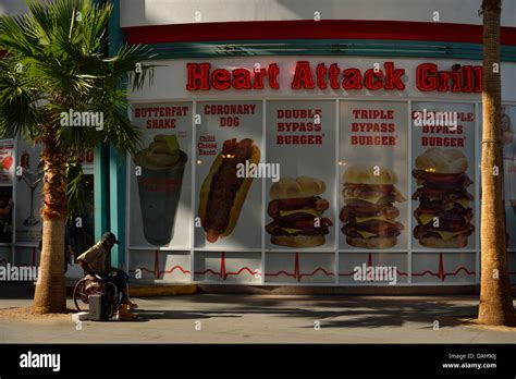 The Heart Attack Grill, Las Vegas NV Stock Photo - Alamy