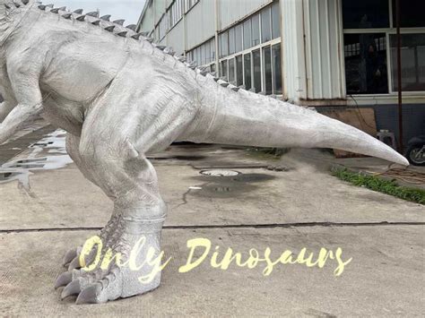 Rare Pure White Ultimate Overlord Indominus Rex Costume | Only Dinosaurs