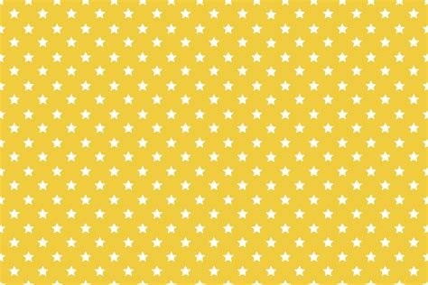 Seamless Stars Patterns On Yellow Color Graphic By CutePik Creative