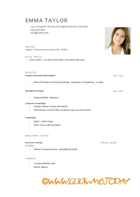 Pickingupmymat 21 Lovely Download Curriculum Vitae Format Doc