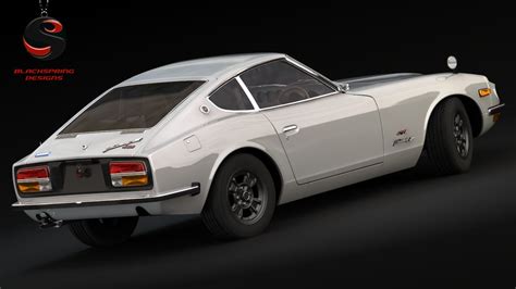 Nissan Fairlady Z 432 1969 Modelo 3D 50 Unknown Obj Max Fbx Dwg