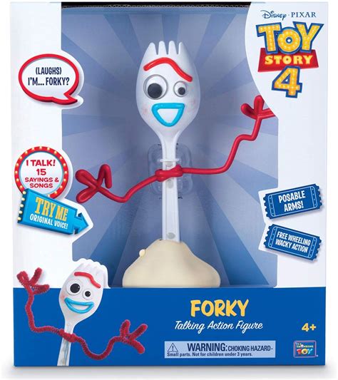 Toy Story 4 Disney Pixar Forky Free Wheeling Talking Action Figure