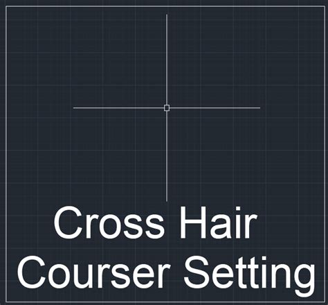 AutoCAD Cursor Setting How To Change CrossHair Size ITutorial 2021