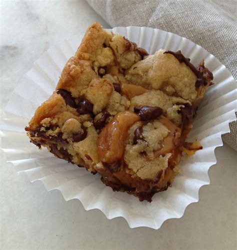 Gourmet Girl Recipe Salted Caramel Chocolate Chip Cookie Bars