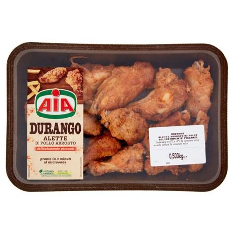 Aia Durango Alette Di Pollo Arrosto Delicatamente Piccanti Kg