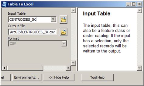 Processamento Digital ArcGIS 10 Exportar Tabela De Atributos Para O Excel