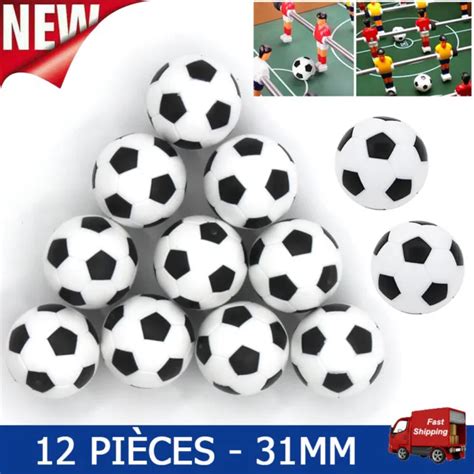 12 PIÈCES 31MM Balles de table balle rechange baby foot mini Foosball