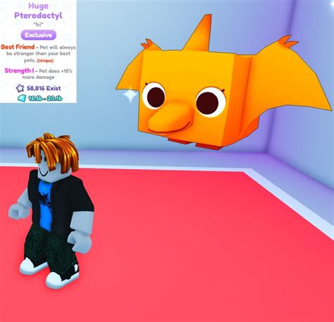 Roblox Huge Pterodactyl Pet Simulator X Gems Psx Gorz W Kup Teraz