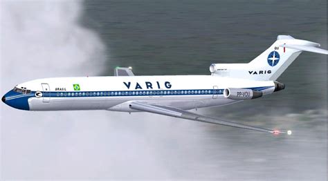 Varig Air Lines Boeing 727 200 For Fs2004