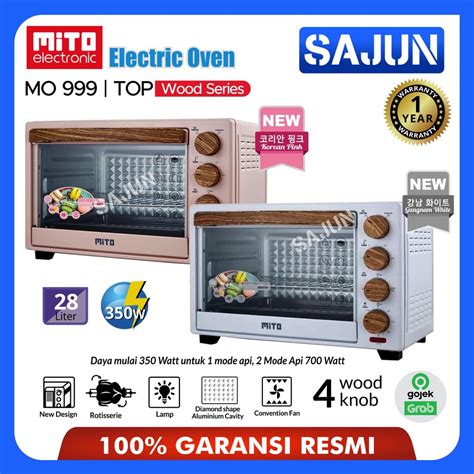 Jual Oven Listrik Mito Mo Top Electric Oven Liter Mo Wood