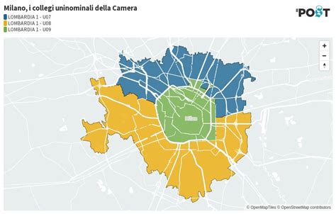 Milano I Collegi Uninominali Della Camera Flourish