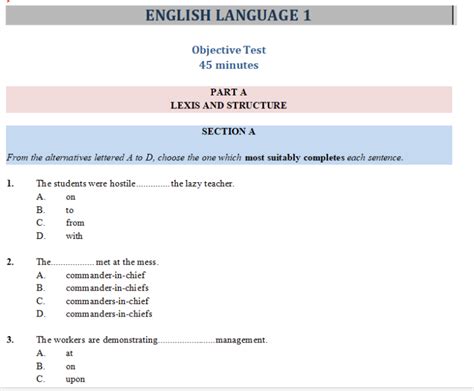 Download Bece English Language Past Questions And Answer Pdf Jamb And