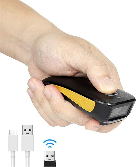 Netum Qr Code Scanner Mini Barcode Scanner Bluetooth Compatible Small