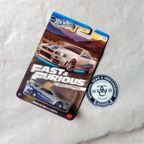 Ve Culo De Brinquedo Infantil Hot Wheels Velozes E Furiosos Nissan Skyline Bnr R Brian O