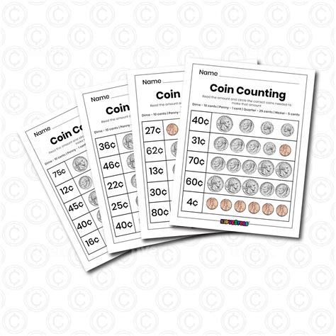 Coin Counting Worksheet Worksheets Library