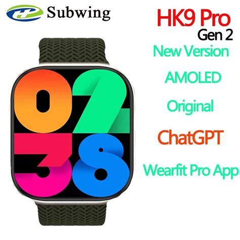 Amoled Hk Pro Gen Chatgpt Smart Watch Strap Lock Wireless Charging