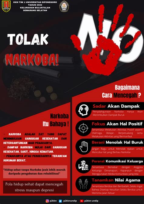 Narkoba Itu Bahaya Bagaimana Cara Mencegah Poster Anti Narkoba