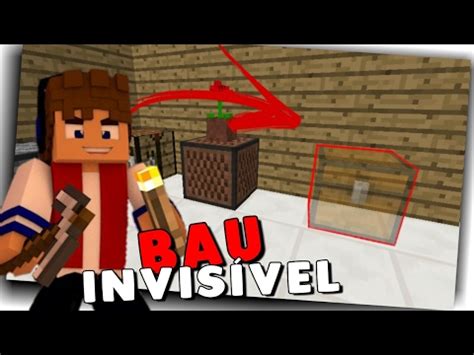 Como Ter Ba Invisivel Sem Mod Ou Addons Minecraft Pe Youtube