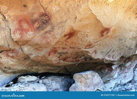 Prehistoric Civilization of 8000 Years BC with the Caves of Painting of Hands in Patagonia Santa ...