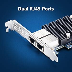 Carte réseau PCIE 10 GB pour Intel X540 T2 Puce X540 Ports RJ45 en