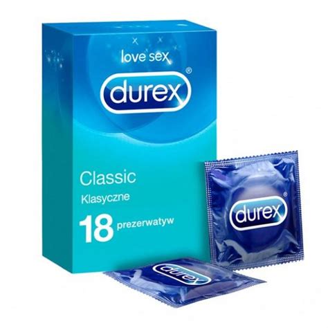 Durex Classic Prezerwatywy Ze Rodkiem Nawil Aj Cym Sztuk