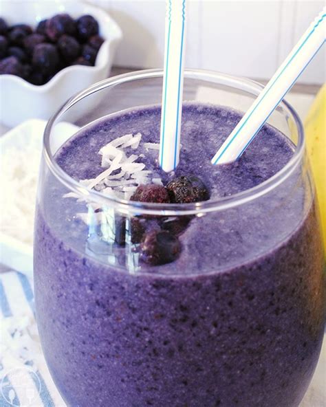 Blueberry Smoothie - Like Mother, Like Daughter