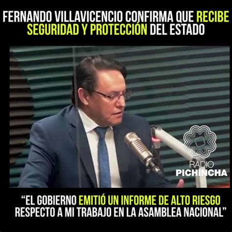 Radio Pichincha On Twitter 🔴 AtenciÓn Fernando Villavicencio