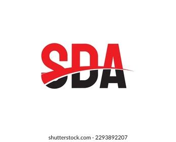 Sda Letter Initial Logo Design Vector Stock Vector (Royalty Free) 2293892207 | Shutterstock