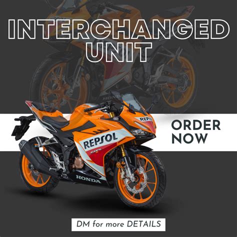 Honda Cbr150r Repsol Edition Interchanged Unit Shopee Malaysia