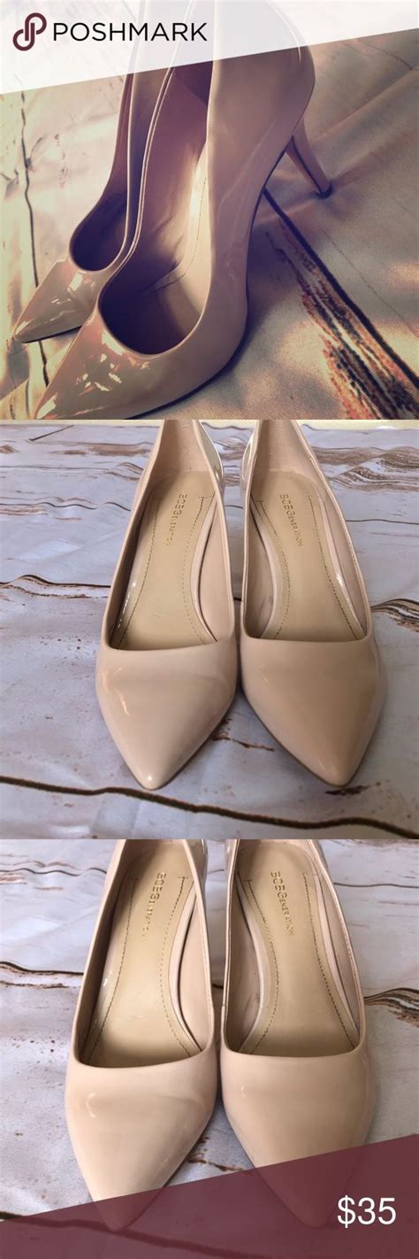 BCBG Nude Kitten Heels Comfortable Everyday Shoes