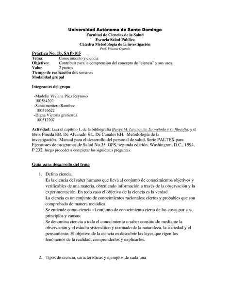 SAP105 Guia 1b1 4 SAP LAB Universidad Autónoma de Santo Domingo