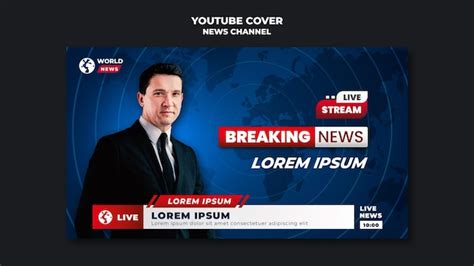 Customize Your YouTube News Channel Cover with Our Free PSD Templates ...