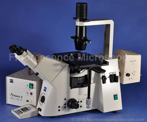 Fluorescence Microscopes Zeiss Axiovert M Inverted Phase Contrast