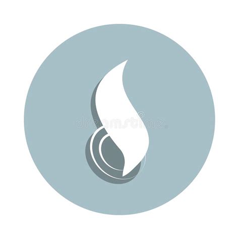 Fire Flame Badge Icon Simple Glyph Flat Vector Of Fire Icons For Ui