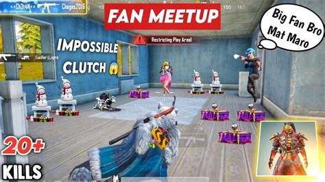 Omg Finally Fan Meetup In This Gameplay Bgmi Livik Gameplay