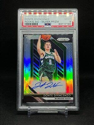 DONTE DIVINCENZO 2018 19 Panini Prizm Rookie Auto Silver Holo RS DDV