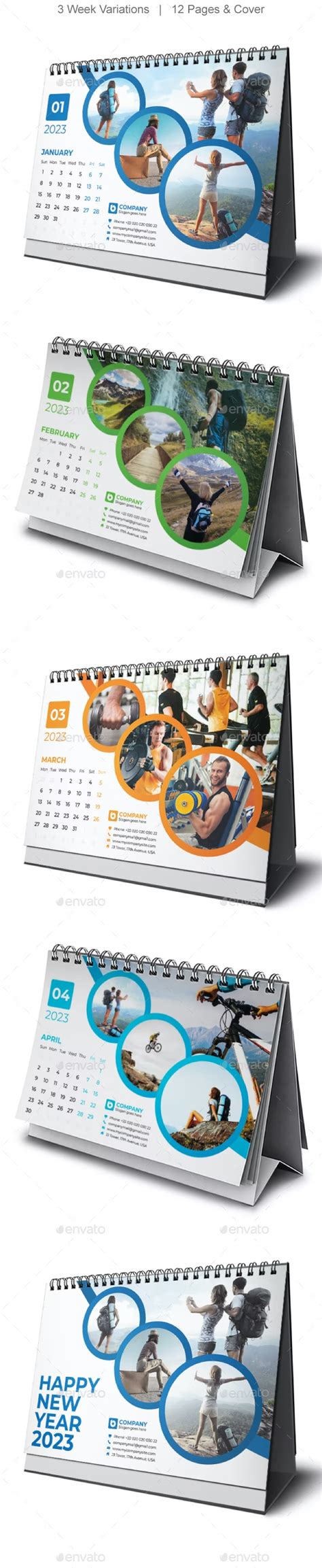 Desk Calendar 2023 | Desk calendars, Travel calendar, Calendar