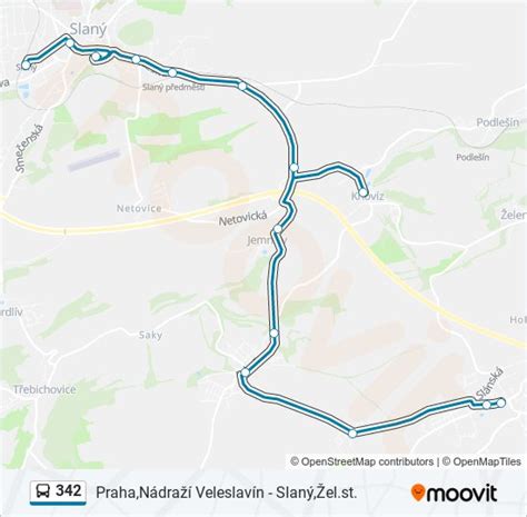 342 Route Schedules Stops And Maps Brandýsek Updated