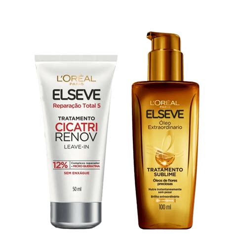 Kit Leave in de Tratamento Cicatri Renov 50ml Óleo Extraordinario