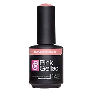 Amazon Pink Gellac 188 Charming Nude UV LED Gel Polish 15ml 0 5 Fl Oz Beauty