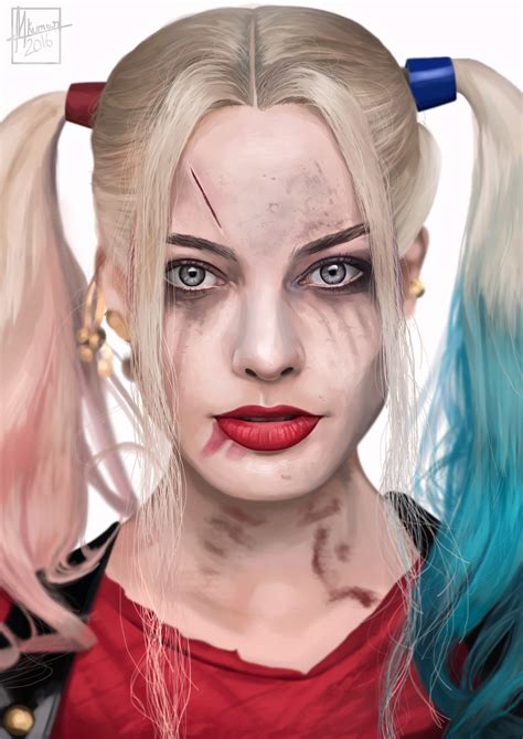 Artstation Harley Quinn Portrait