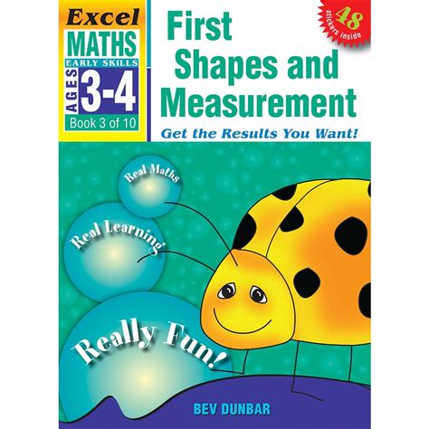 Excel Early Skills Maths Book 3 First Shapes And Measurement BIG W