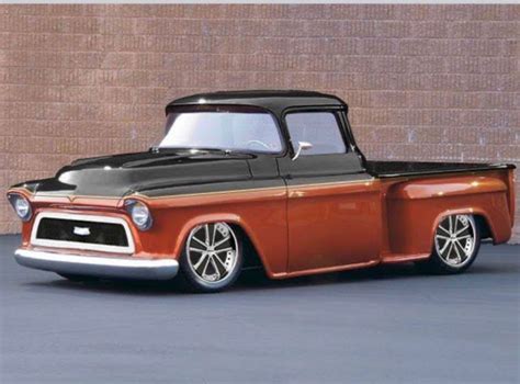 Hot Rod 57 Chevy Trucks Classic Chevy Trucks Chevy Trucks
