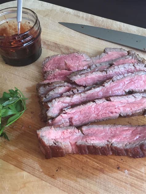 Lemony Flank Steak with Pomegranate Molasses - OMG! Yummy