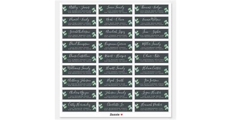 Customizable Wedding Guest Address Labels | Zazzle