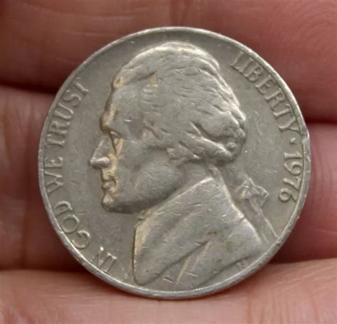 Us Jefferson Nickel Five Cent Coin Error No Mint Mark