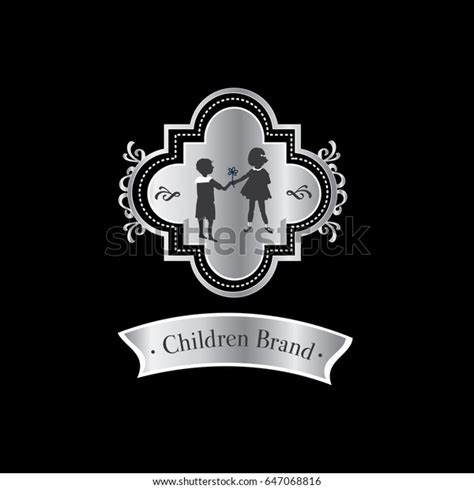 Kids Vector Logo Boy Girl Illustration Stock Vector (Royalty Free) 647068816 | Shutterstock