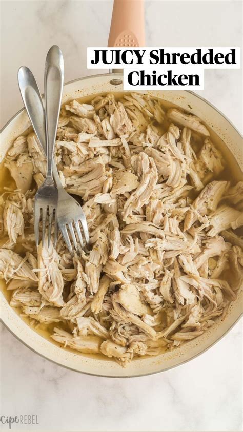 Shredded Chicken Artofit